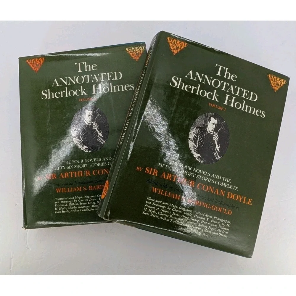 THE ANNOTATED SHERLOCK HOLMES Complete 2 Vol Hardcover Set Baring-Gould Boxed HC